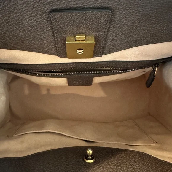 GUCCI Totem Butterfly Bijou 2WAY Leather Shoulder Bag - Picture 6 of 16